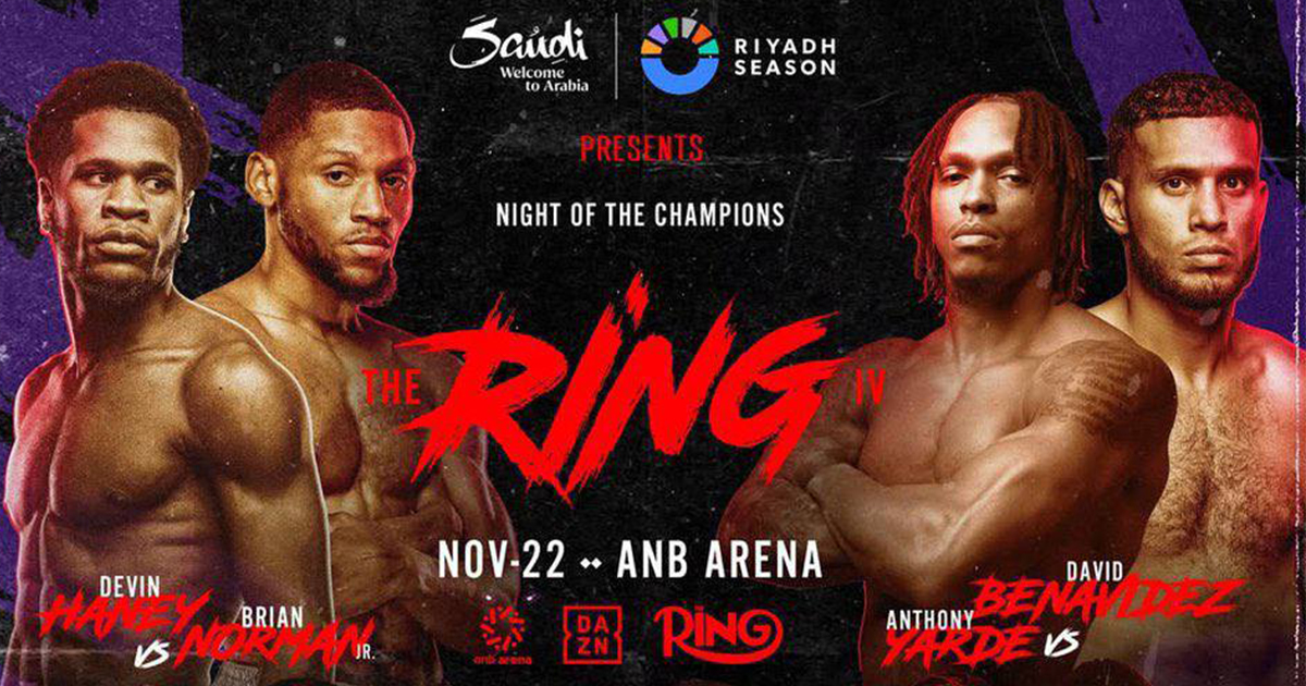 Ring IV: Benavidez, Yarde, Haney, Norman and Others Make Weight Ring IV: Benavidez, Yarde, Haney, Norman and Others Make Weight