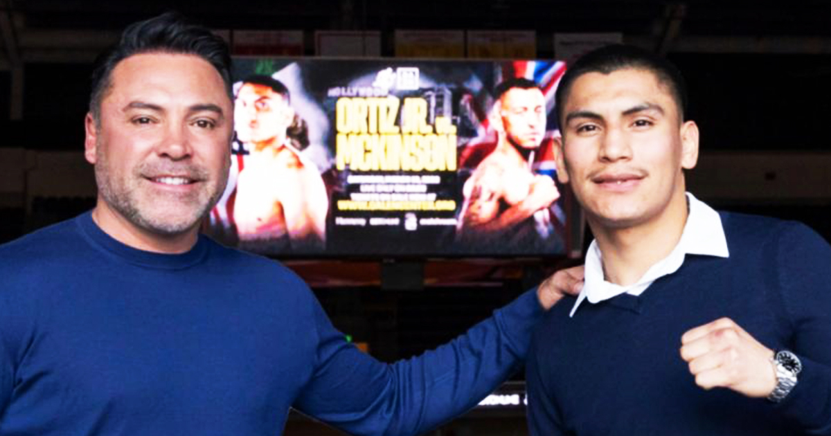 El mánager de Vergil Ortiz respondió a las críticas de Oscar De La Hoya: «En mi posición, soy invicto»