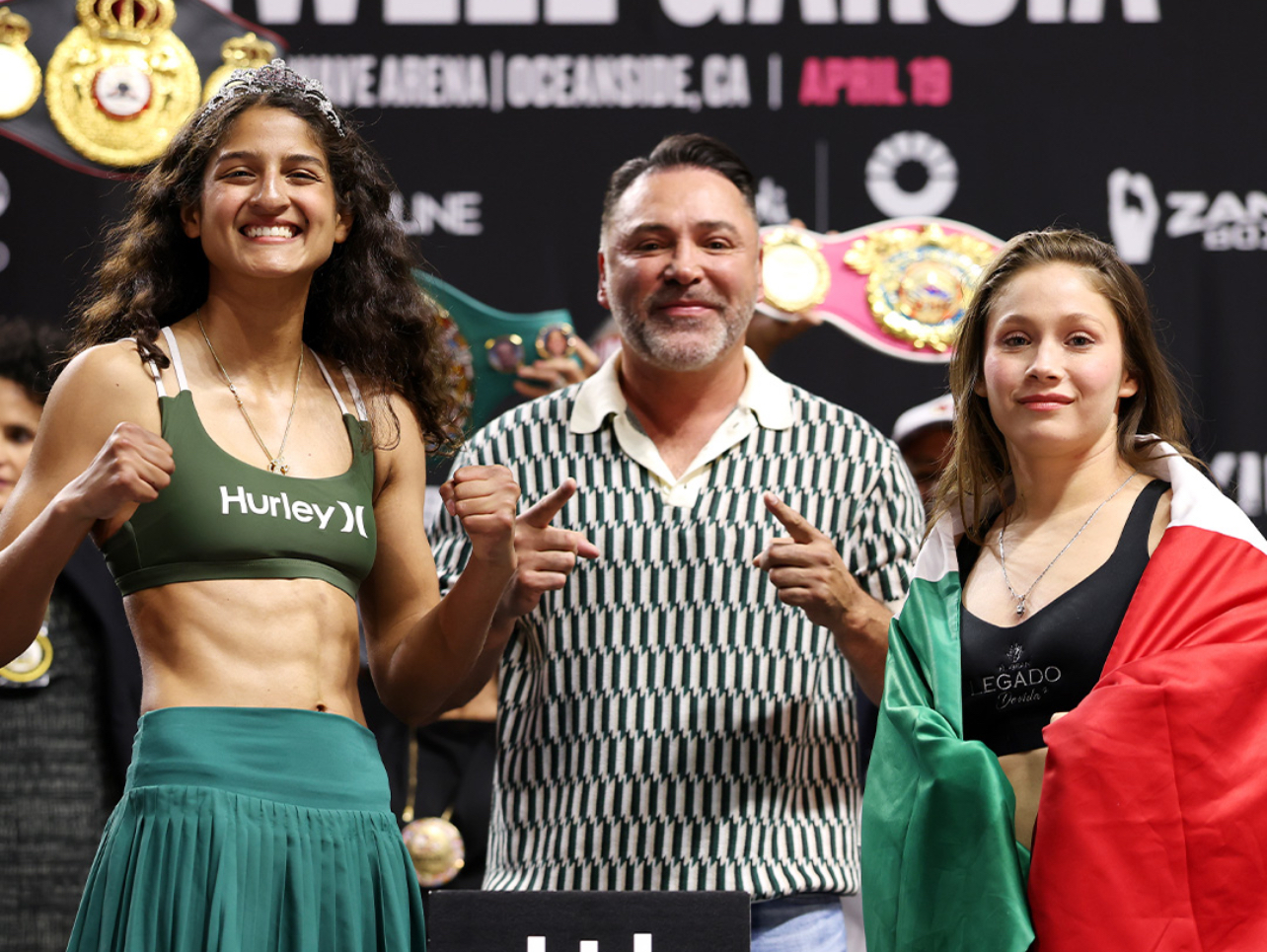 Фундора, Конвелл, Гвоздик пройшли церемонію зважування