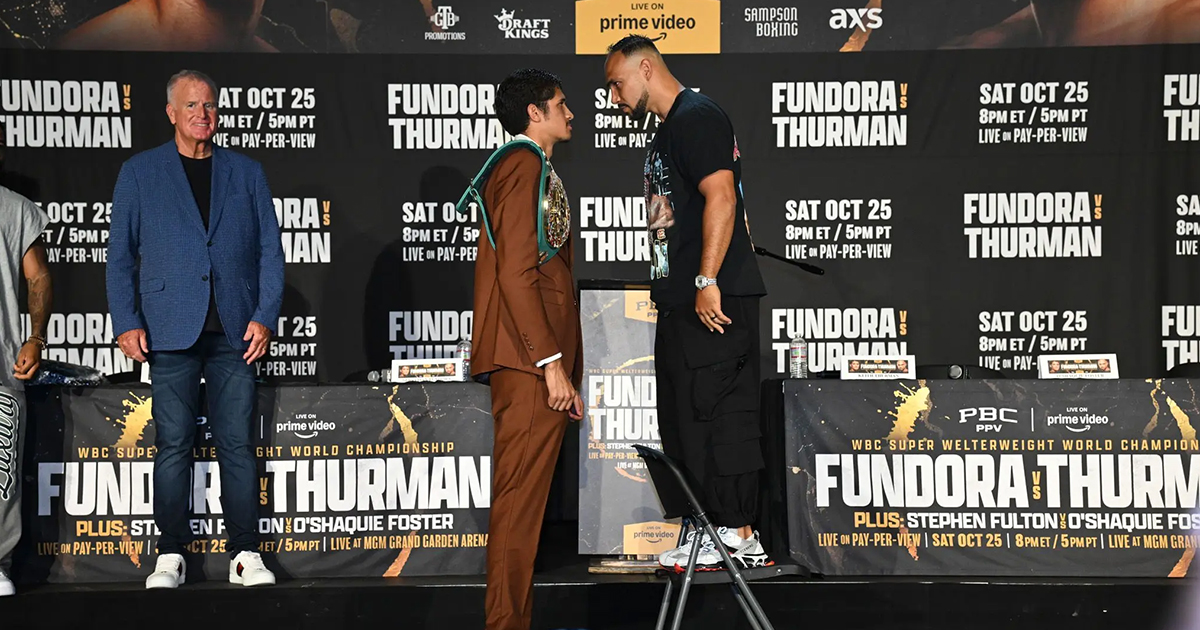 Thurman Wants to Remind Everyone Why He’s Called "One Time" in Fight Against Fundora