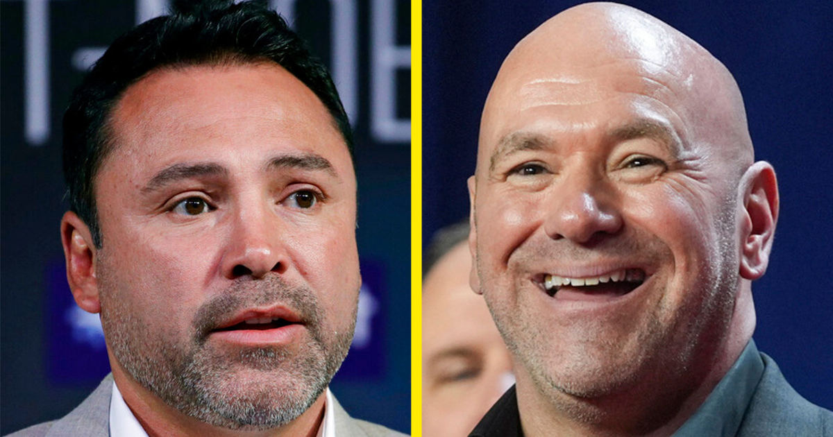 Oscar De La Hoya criticó la promotora de Dana White: «Solo otro promotor más con un cinturón inventado»