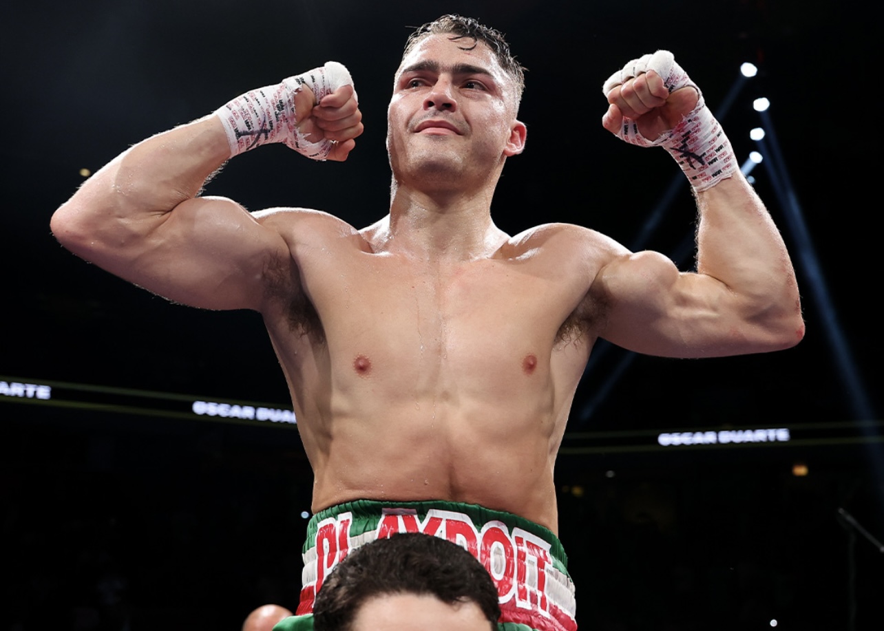 Óscar Duarte anunció pelea contra Richardson Hitchins por el título IBF del peso superligero