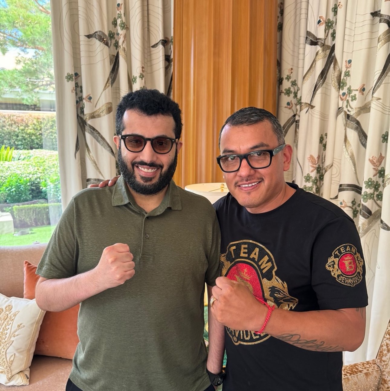 Benavidez Sr. Meets Turki: “Big Plans”