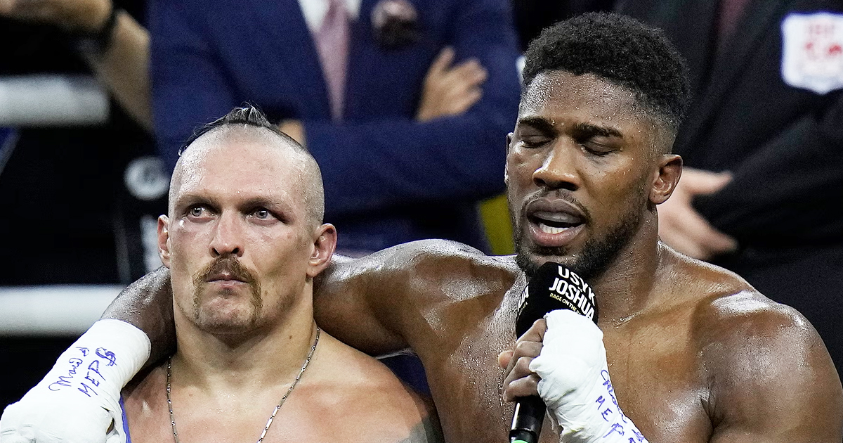 Lapin admite que Usyk podría estar en la esquina de Joshua