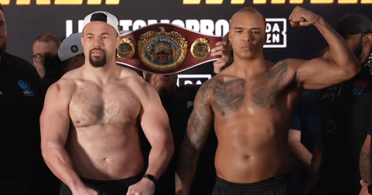 Parker – Wardley: Final weigh-in results Parker – Wardley: Final weigh-in results