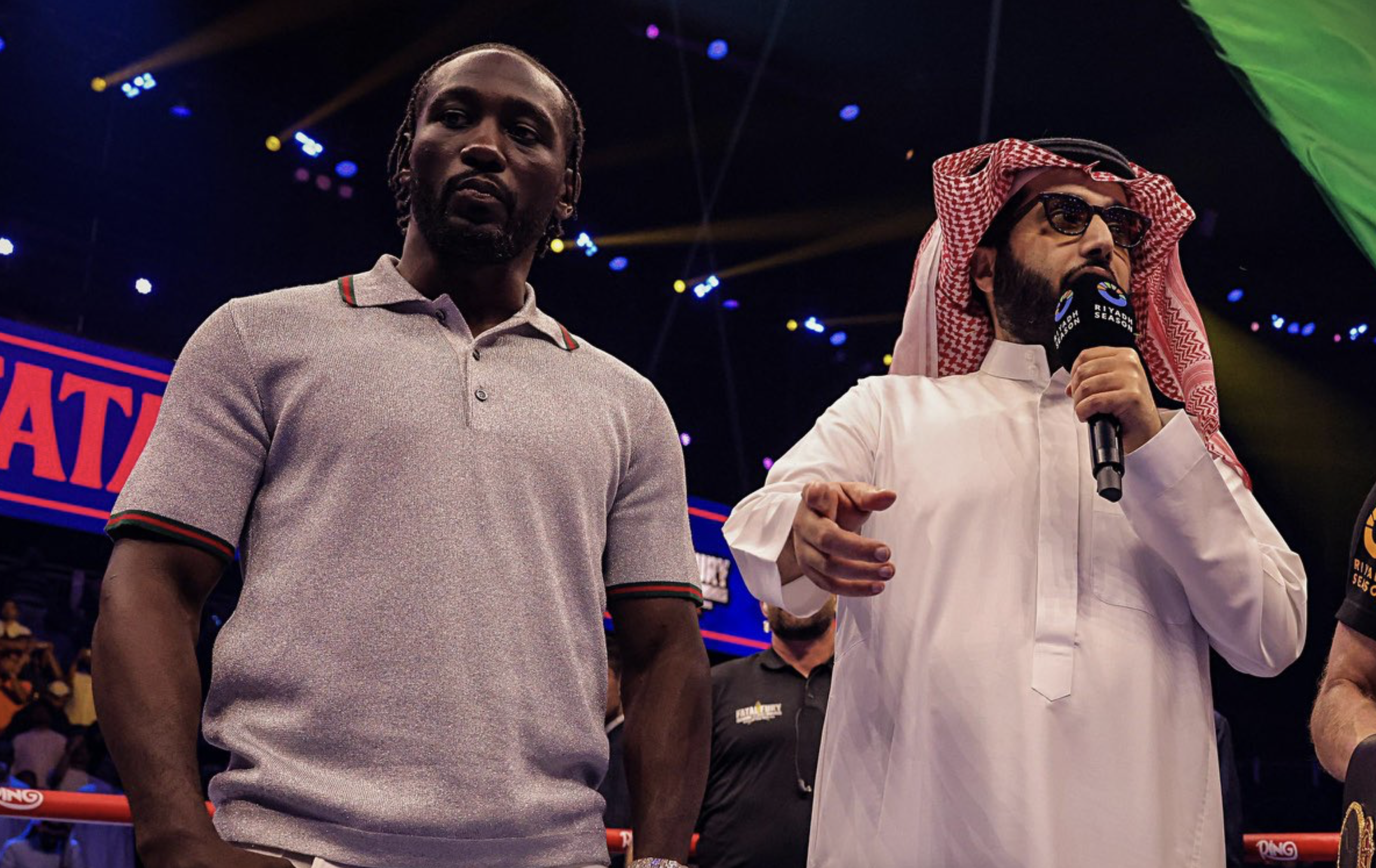 Turki al-Sheikh a Crawford: «Nada de retiro»