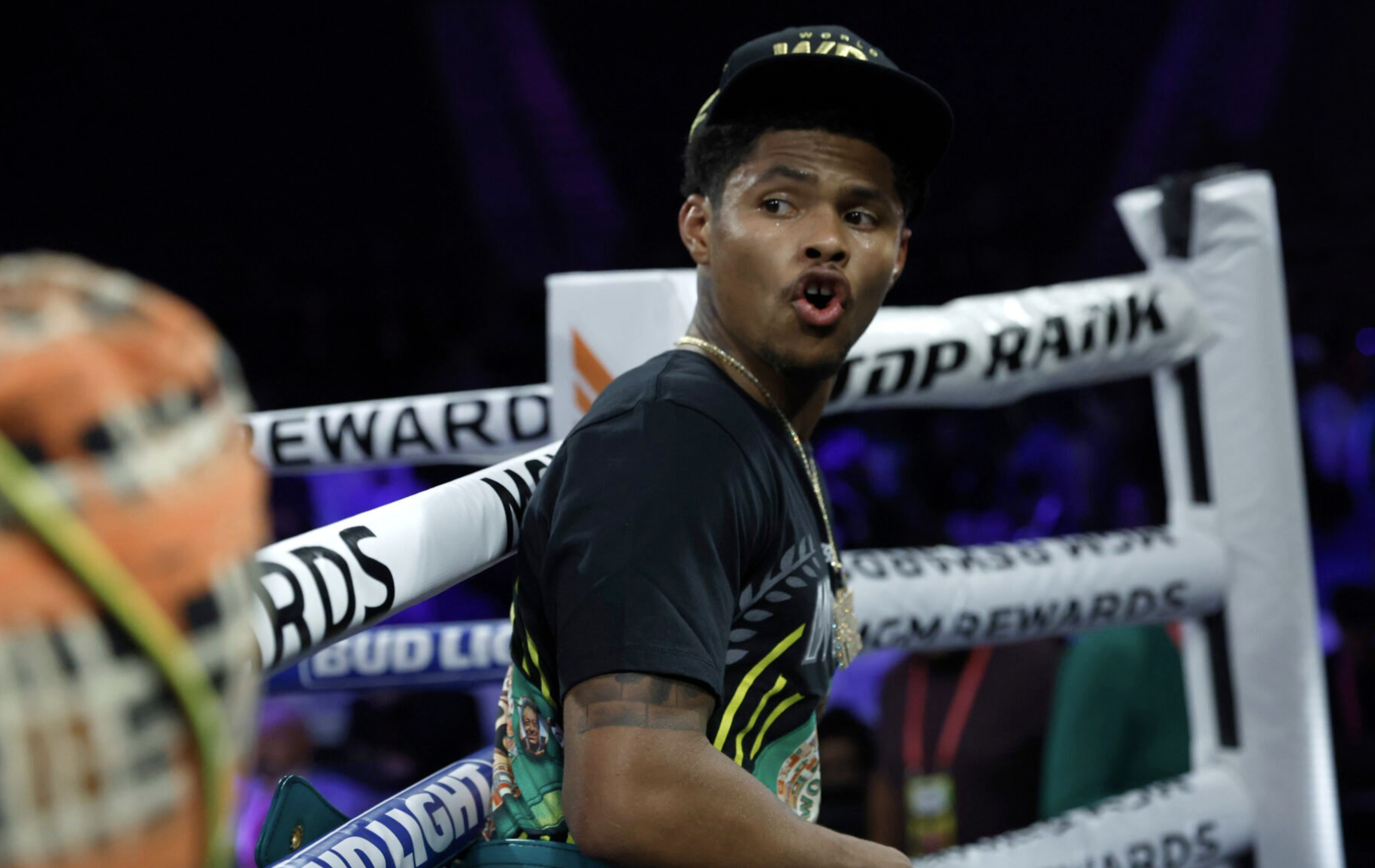 Shakur Stevenson cerca de un combate con Teófimo López Shakur Stevenson cerca de un combate con Teófimo López