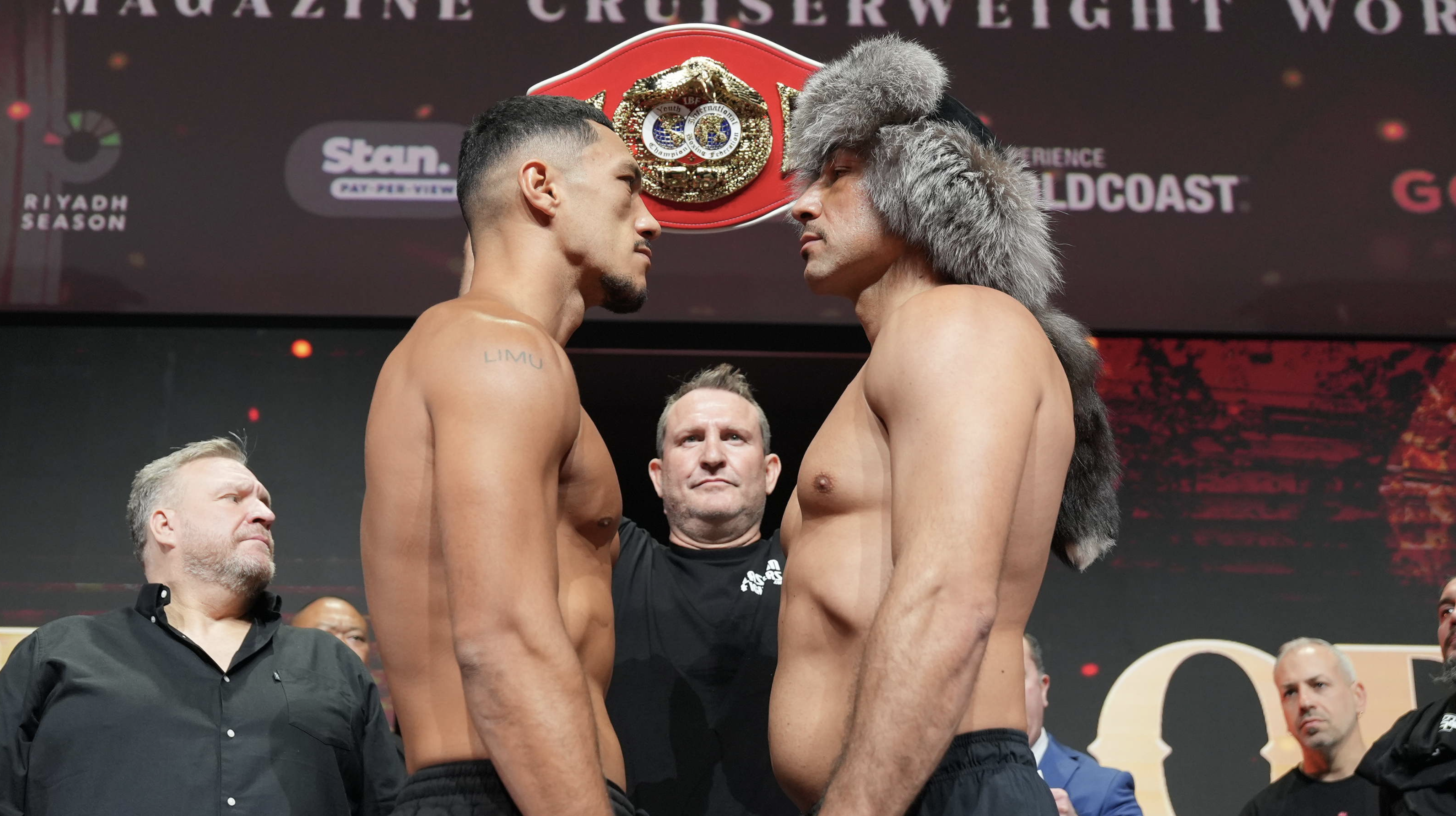 Huseyin Cinkara Slightly Heavier Than Jai Opetaia at Weigh-In Huseyin Cinkara Slightly Heavier Than Jai Opetaia at Weigh-In