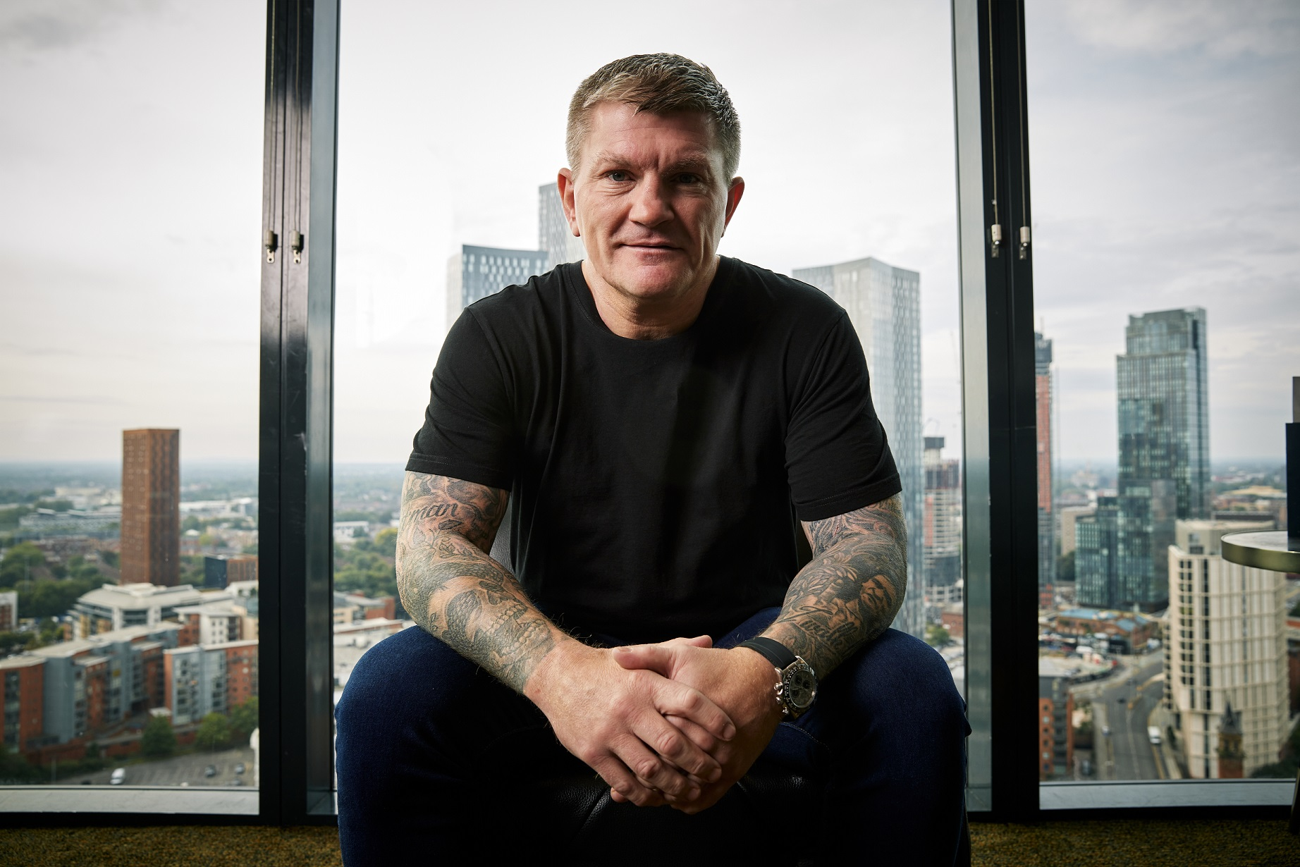 El británico de 46 años Ricky Hatton regresa al ring