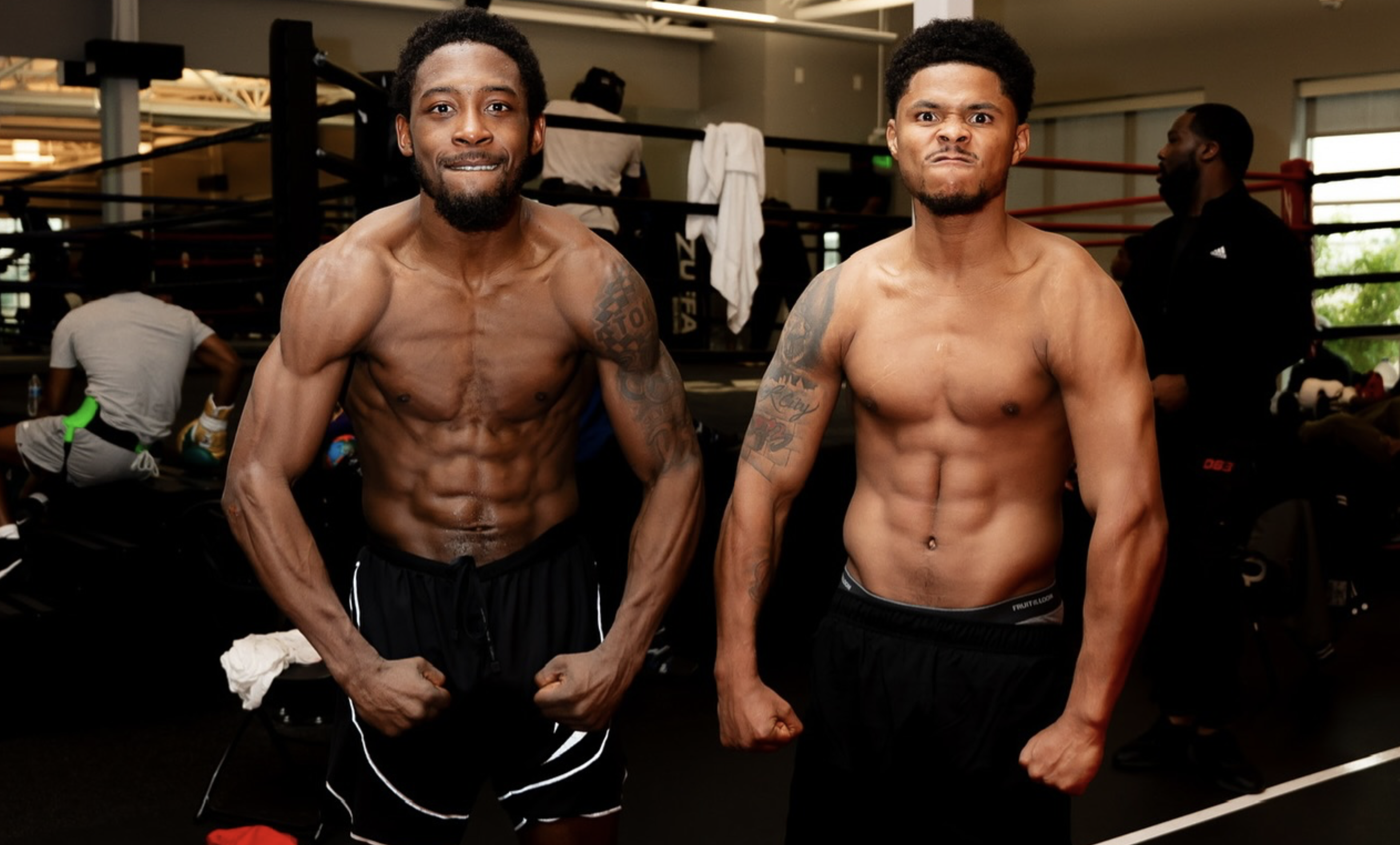 Keyshawn Davis y Shakur Stevenson entrenan en el mismo gimnasio