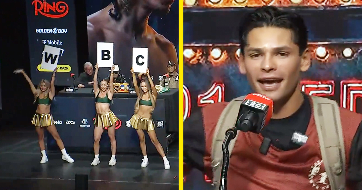 «Я люблю WBC!»: Раян Гарсія влаштував дивне зізнання в коханні на пресконференції до бою з Барріосом