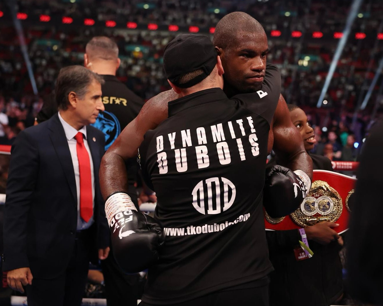 En el equipo de Daniel Dubois hubo cambios