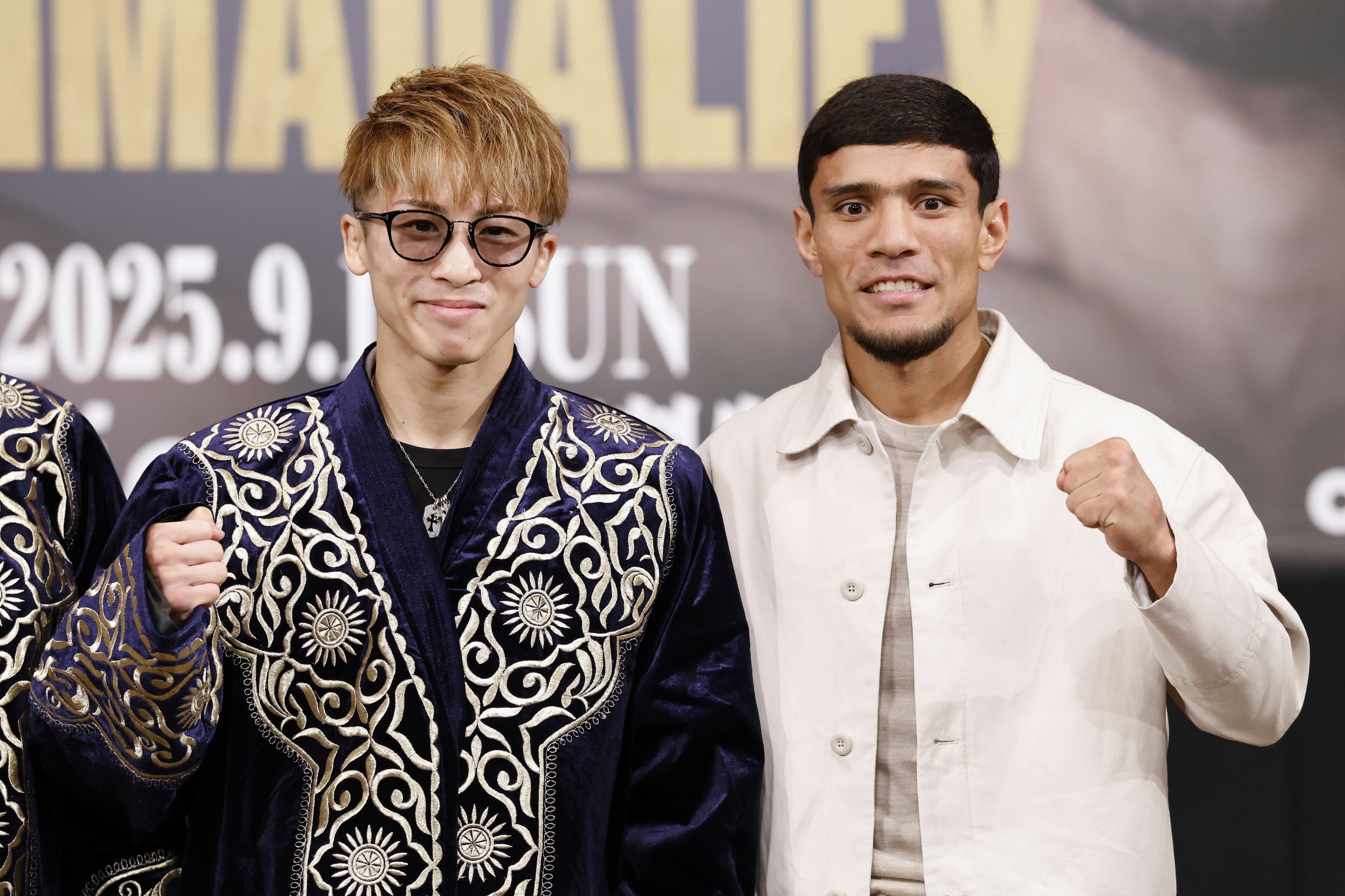 Inoue and Akhmadaliev Make Weight Ahead of Clash