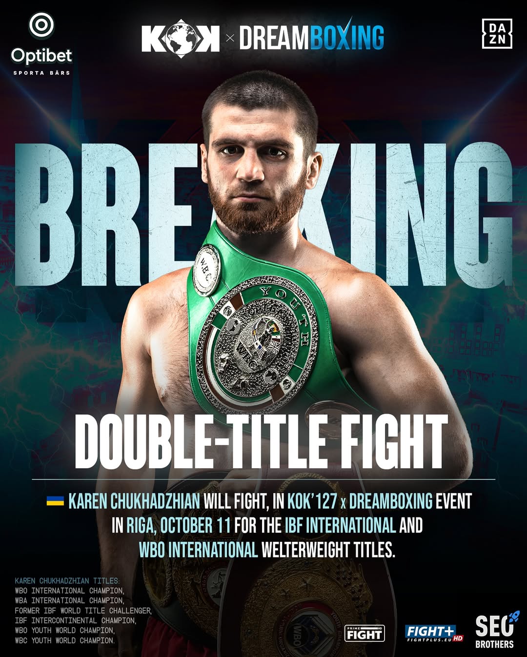 Official Date Announced for Karen Chukhadzhyan’s Next Fight