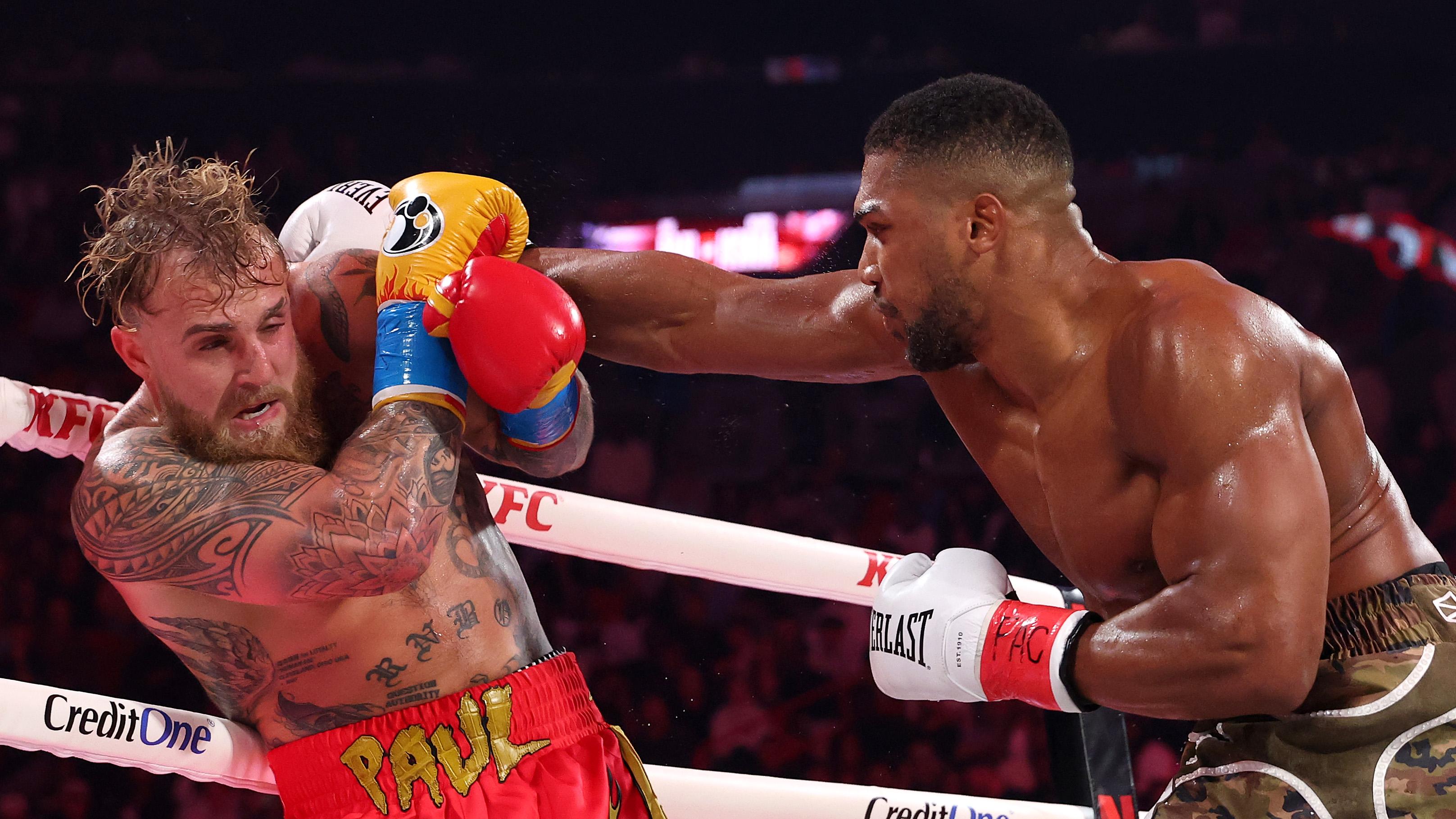 Jake Paul broke his jaw in the fight against Anthony Joshua