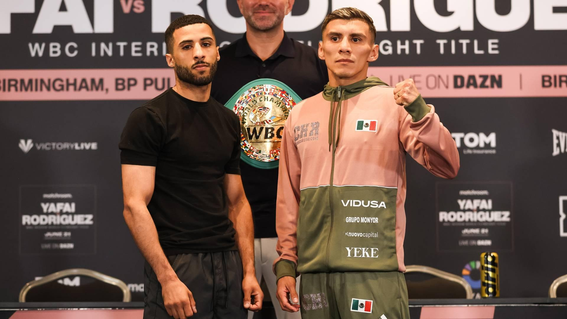 La WBC ha asignado una revancha entre Rodríguez Jr y Yafai La WBC ha asignado una revancha entre Rodríguez Jr y Yafai