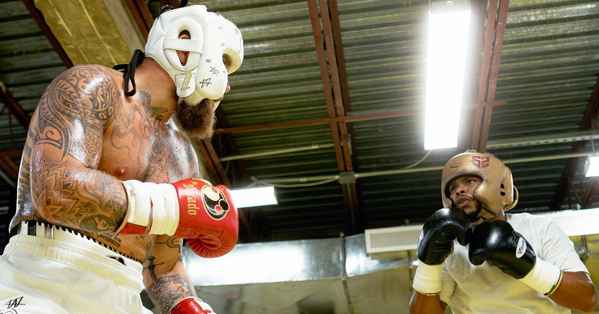 Shakur llegó al campamento de Jake: realizaron sparrings antes de Gervonta