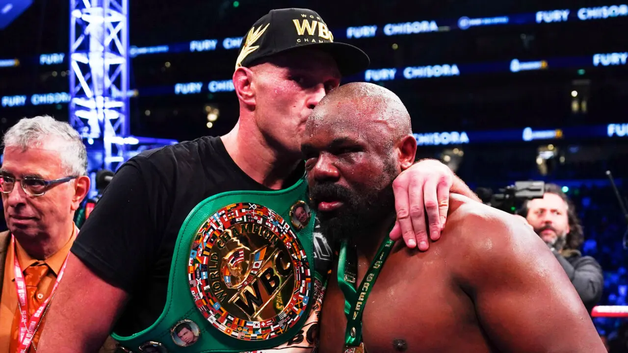 Tyson Fury hizo su pronóstico para la pelea Wilder – Chisora: «Apuesto por un nocaut técnico» Tyson Fury hizo su pronóstico para la pelea Wilder – Chisora: «Apuesto por un nocaut técnico»