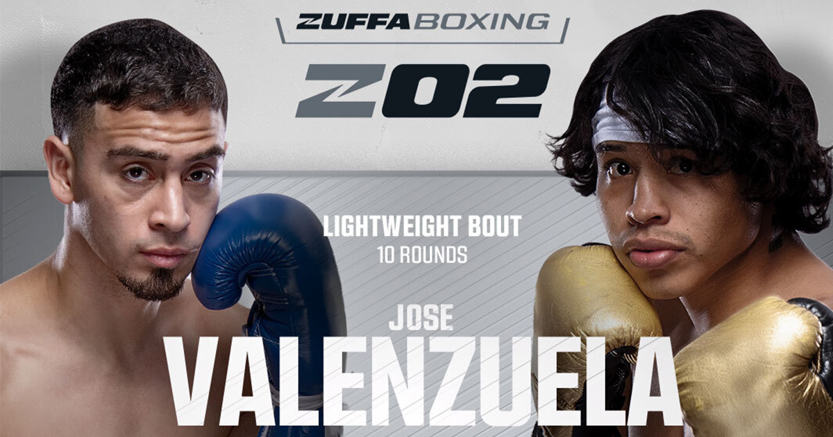Oficialmente: José Valenzuela regresará al ring en el segundo torneo de Dana White Zuffa Boxing