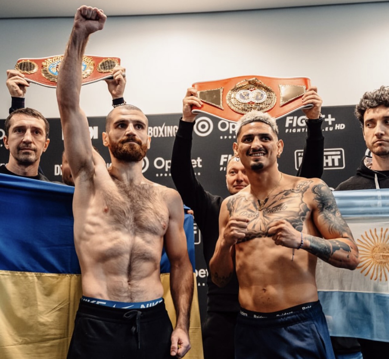 Chuhadzhian y Mafaud superaron el pesaje oficial antes de su combate Chuhadzhian y Mafaud superaron el pesaje oficial antes de su combate