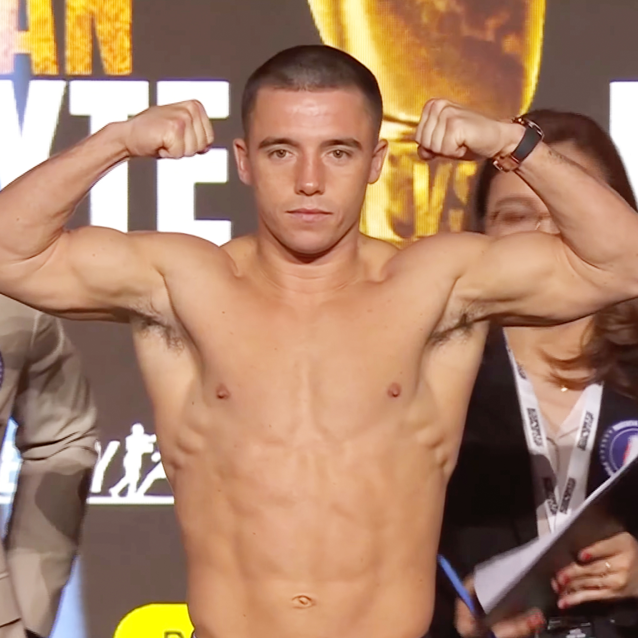Ball Outweighs Goodman at Final Weigh-In