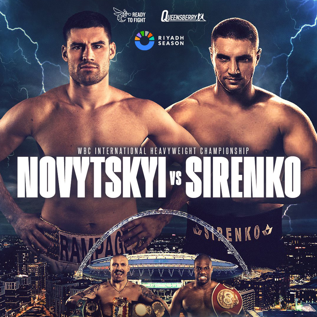 ¡Ya es Oficial!: Novytskyi y Sirenko pelearán ¡Ya es Oficial!: Novytskyi y Sirenko pelearán