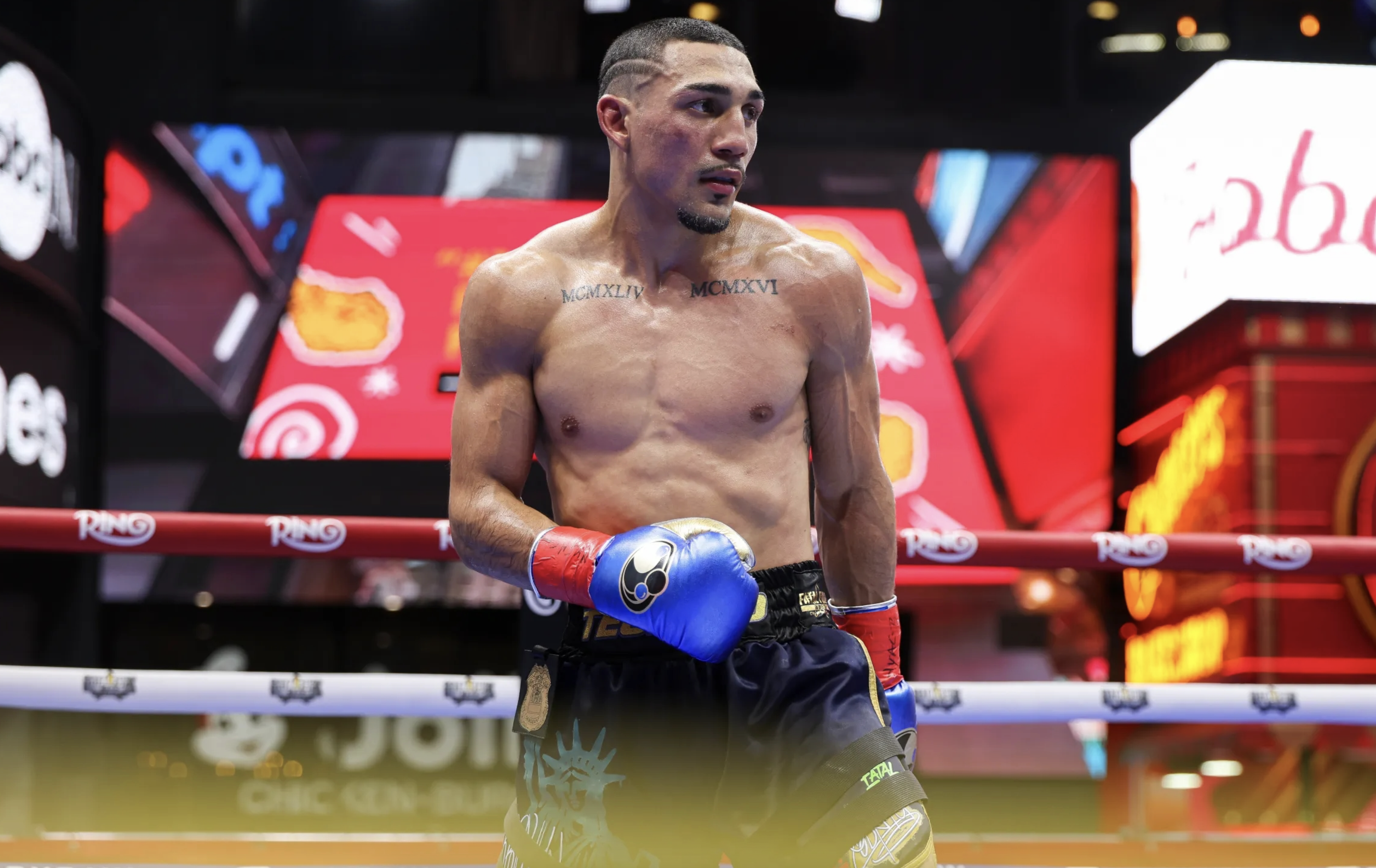 Теофімо та Шакур влаштували битву поглядів Теофімо та Шакур влаштували битву поглядів